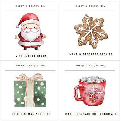 Christmas Advent Activity Cards